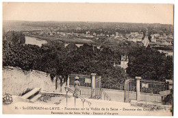 78 / SAINT-GERMAIN-EN-LAYE - Panorama Sur La Vallée De La Seine - Descente Des Grottes - St. Germain En Laye