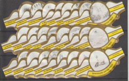 Reeks  2227 Anton Pieck  1-24    ,24  Stuks Compleet   , Sigarenbanden Vitolas , Etiquette - Sigarenbandjes