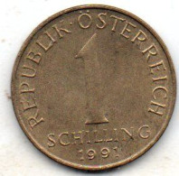 1 Schilling 1991 - Autriche