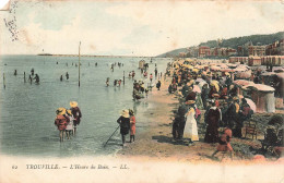 FRANCE - Trouville - L'heure Du Bain - Animé - Carte Postale Ancienne - Trouville