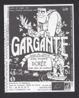 Etiquette De Bière Dorée    -  Gargante -   Brasserie La Bambelle  à  Saint Gravé  (56) - Bier