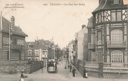 FRANCE - Fécamp - La Rue Des Bains - Carte Postale Ancienne - Fécamp