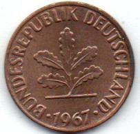 2 Pfennig 1967f - 2 Pfennig