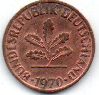 2 Pfennig 1970D - 2 Pfennig