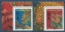 5747 5749 Année Du Dragon - Petit Format - Nouvel An Chinois (2024) Neuf** - Unused Stamps