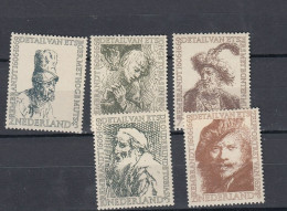 Netherlands 1956 Charity - Rembrandt  MNH Set (e-850) - Gebraucht