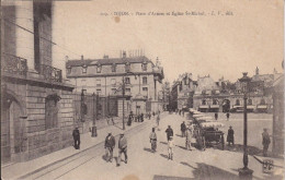 CPA DIJON  21 - Place D'armes Et église St Jean - Dijon