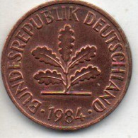 2 Pfennig 1984G - 2 Pfennig