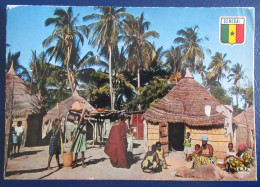 CPM CARTE POSTALE  SÉNÉGAL - VILLAGE EN CASAMANCE - Senegal