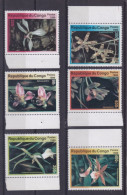 Timbres  Congo   Neufs ** Sans Charnières Année 1999  Fleurs - Nuevas/fijasellos