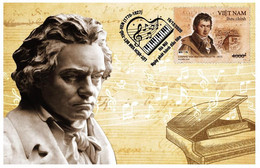 Vietnam Viet Nam Maxi Card 2020 : 250th Birth Anniversary Of Ludwig Van Beethoven / Music (Ms1139) - Viêt-Nam