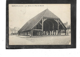 91- ARPAJON- Une Vue Animée Des "HALLES " Sur La PLACE Du MARCH - Arpajon