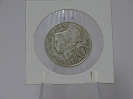 Kursmünze Österreich 1958 - 10 Schilling - SILBER - Vorzüglich - RaR - Autriche