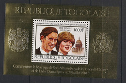 TOGO - 1982 - Bloc Feuillet BF N°YT. 165 - Princess Diana - Neuf Luxe ** / MNH / Postfrisch - Togo (1960-...)