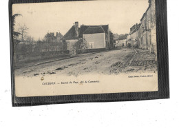 89- COURSON-les-CARRIERES- Une Vue Animée De L'Entrée Du Village Route De COMMERCY - Courson-les-Carrières