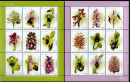 Portugal 2003 - Mi.Nr. 2659 - 2676 Kleinbögen - Postfrisch MNH - Blumen Flowers Orchideen Orchids - Orchideeën