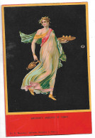 Cpa Precurseur Illustrateur  RAGOZINO Bacchante Danseuse De Pompei N0173 - Otros & Sin Clasificación