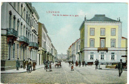 Louvain , Rue De La Station - Leuven