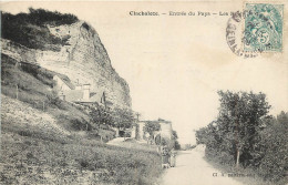 4 Cpa 78 CLACHALOZE. Les Roches Demeures Anciens Guerriers, Caverne Et Carrière 1906 - Autres & Non Classés