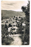 34   VERNET LES BAINS  VUE SUR LEGLISE ET LE DONJON DU CHATEAU   1959  9X14 - Otros & Sin Clasificación