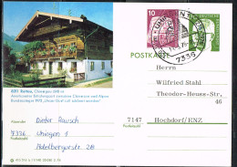 NAT-L34 - ALLEMAGNE Entier Postal Illustré De Rottau Chiemgau 1976 - Cartes Postales Illustrées - Oblitérées