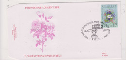 FDC 1224 COB 2702 Floralies à Liege Oblitération KOLN Bureau Temporaire De La Poste Belge à L'étranger - 1991-2000