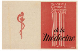 Programme Flyeur Nuit De La Médecine 1949 - Programmi