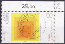 BRD 1993 Mi. Nr. 1674 O/used Eckrand (BRD1-4) - Usados