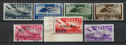 ITALIE P.A. Ca.1950-70: Lot D' Obl. - Poste Aérienne