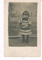 34    PETITE FILLE MURVIEL 1915   CARTE PHOTO9X14 - Autres & Non Classés