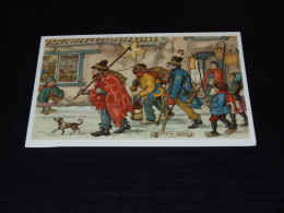 75571-         DOUBLE CARD, ILLUSTRATION ANTON PIECK - Pieck, Anton