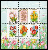 Russland Russia 2001 - Mi.Nr. Block 36 - Postfrisch MNH - Blumen Flowers Tulpen Tulips - Sonstige & Ohne Zuordnung