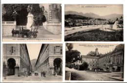 Chambery Passage Du Chateau Monument De Maistre Vue Generale Ect  - 9 Cartes Postales Ancienne - Chambery