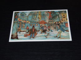 75574-         DOUBLE CARD, ILLUSTRATION ANTON PIECK - Pieck, Anton