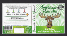 Etiquette De Bière Pale Ale  -  La Bière Qui Donne De L'Elan  -    Brasserie Rich'Mousse  à  Richemont  (57) - Birra