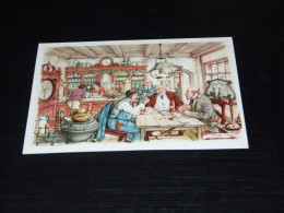 75576-         CARTE DOUBLE, ILLUSTRATION ANTON PIECK - Pieck, Anton