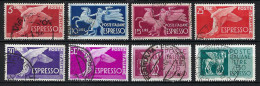 ITALIE Exprès Et P.A. Ca.1950-70: Lot D' Obl. - Eilpost/Rohrpost