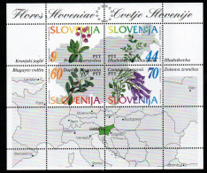 Slowenien Slovenija 1994 - Mi.Nr. Block 1 - Postfrisch MNH - Blumen Flowers - Andere & Zonder Classificatie