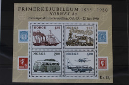 Norwegen Block 3 Mit 817-820 Postfrisch #VD110 - Autres & Non Classés