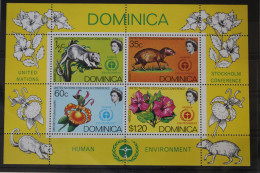 Dominica Block 13 Mit 337-340 Postfrisch #VD187 - Dominique (1978-...)