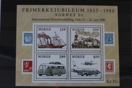 Norwegen Block 3 Mit 817-820 Postfrisch #VD107 - Otros & Sin Clasificación