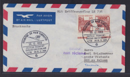 Flugpost Airmail Brief Eröffnungsflug LH 736 Destination Dar Es Salaam Ab Frank- - Lettres & Documents