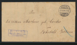 Deutsches Reich Dienst Amtsgericht Avers Nr. 21 Altona N. Lockstedt Auf - Brieven En Documenten