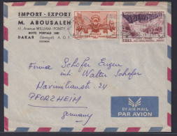 Elfenbeinküste Côte D’Ivoire Luftpost Brief MIF N. Pforzheim Übersee Destination - Côte D'Ivoire (1960-...)