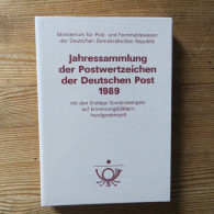 DDR Ersttagsblatt - Jahressammlung 1989 Mit ESST Handgestempelt Kat.-Wert 220,- - Colecciones