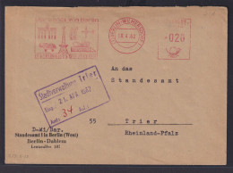 Berlin Brief Sonder Maschinenstempel Brandenburger Tor Funkturm AFS 020 DM - Lettres & Documents