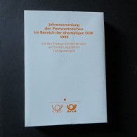 DDR Ersttagsblatt - Jahressammlung 1990 Mit ESST Handgestempelt Kat.-Wert 220,- - Verzamelingen