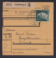 Besetzung Luxemburg Weltkrieg Brief EF 50 Pfg Hitler Deutsches Reich N. Reimich - Occupation 1938-45