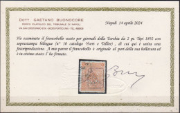 Turchia-0102D - Certificato Valore Per Giornali N.10- Emissione 1892 -Qualità A Vostro Giudizio. - Gebraucht