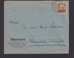 Mülhausen Besetzung Elsaß II. Weltkrieg Deutsches Reich Drittes Reich Briefe - Occupation 1938-45